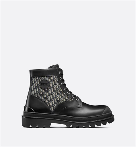 dior camp boots|Diorcamp Ankle Boot Uber Black Dior Oblique Textured Rubber.